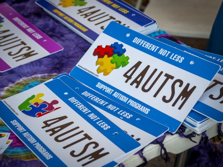 Support Autism Programs license plates